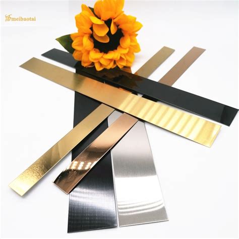 decorative sheet metal strips|flat metal strips for crafts.